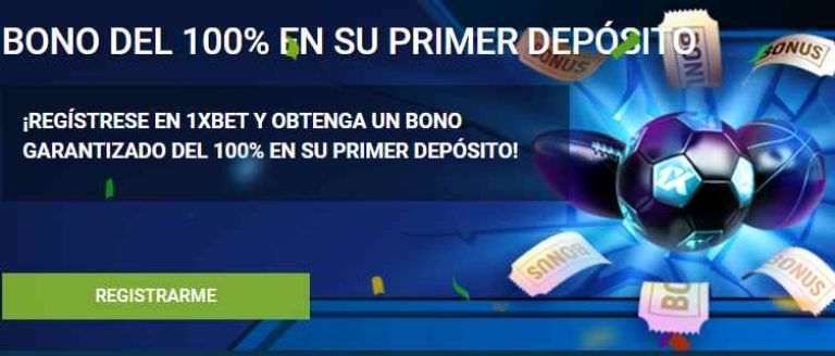 bono de bienvenida 1xBet