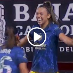 El PRIMER GOL de Priscila Flor da Silva en su DEBUT como titular en el Club América vs Xolas