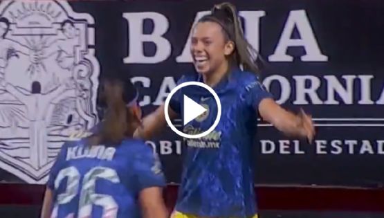 El PRIMER GOL de Priscila Flor da Silva en su DEBUT como titular en el Club América vs Xolas