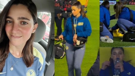 ¡Guapa y talentosa! Ella es la médico del Club América que se hizo viral en el partido vs Xolos