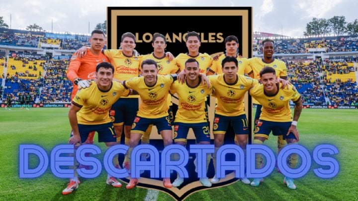 Los DESCARTADOS del Club América para su partido amistoso contra el LAFC