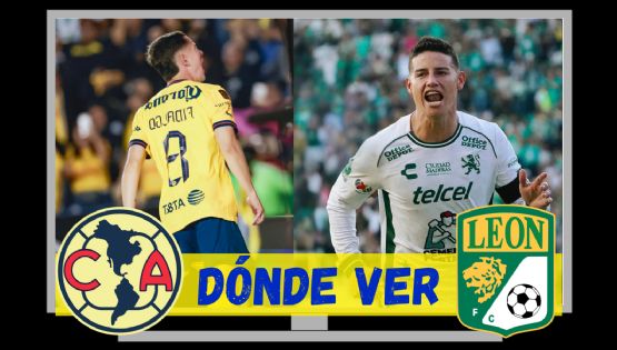 DÓNDE ver EN VIVO el Club América vs León de James Rodríguez por el Clausura 2025