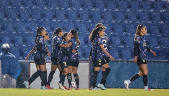 Luego de una tormenta eléctrica, Club América Femenil GOLEÓ al Atlético San Luis en la Jornada 10