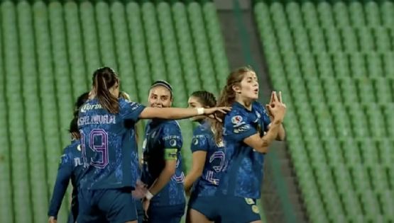 ¡Hasta se le olvidó cómo hablar! Nicki Hernández recibió una felicitación de su NOVIA por el GOL que marcó ante Santos y su reacción fue INCREÍBLE
