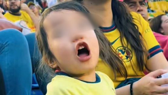 Pequeña aficionada del América Femenil SORPRENDE con la alineación de las jugadoras en el estadio