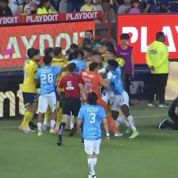 Jugadores de Pachuca y Club América protagonizan PELEA dentro del Estadio Hidalgo