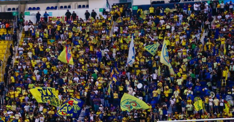 fanaticos del América en estadio