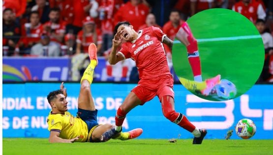 ¡No era PENAL! El ROBO al Club América tras la barrida de Sebastián Cáceres en el América vs Toluca