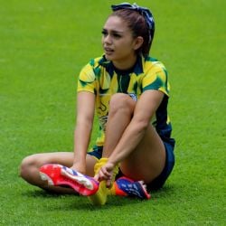 Jana Gutiérrez se llevó TREMENDO SUSTO en las canchas de Coapa y TODO QUEDÓ GRABADO