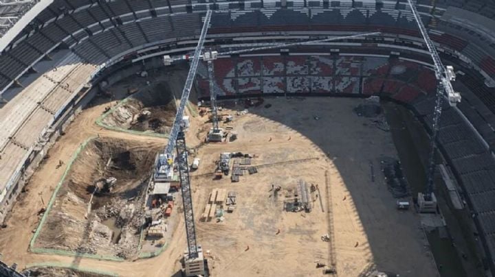 Muestran nuevos AVANCES de la remodelación del Estadio Azteca, no tiene ni una butaca y falta un año