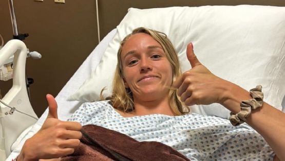 Sarah Luebbert manda mensaje tras su OPERACIÓN que la tendrá MESES fuera de las canchas