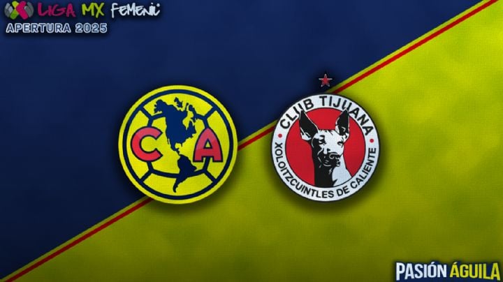 Dónde ver EN VIVO el Club América Femenil vs Xolas por la J2 del Apertura 2025