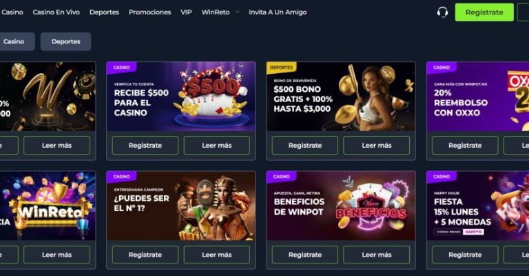 Código promocional Winpot