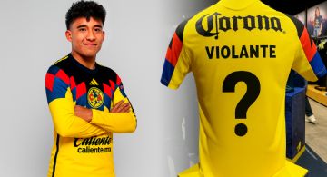 Definido el Nuevo DORSAL del Isaías Violante con el Club América