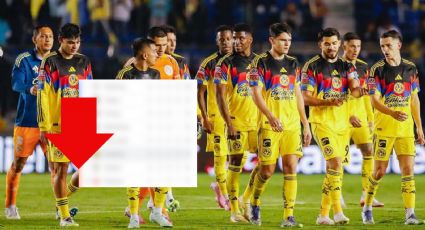 Club América cae estrepitosamente en la tabla general tras los últimos resultados de la J4