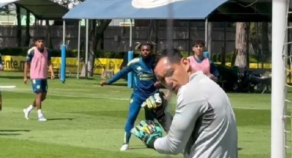 Video: El primer entrenamiento de Allan Saint-Maximin con el América, hasta Cota le tuvo miedo
