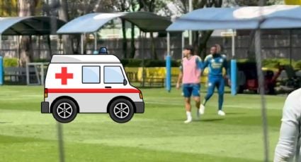 Video: le dio un pisotón a Allan Saint-Maximin en el entrenamiento y por poco lo lesiona