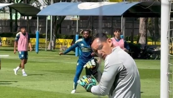 Video: El primer entrenamiento de Allan Saint-Maximin con el América, hasta Cota le tuvo miedo