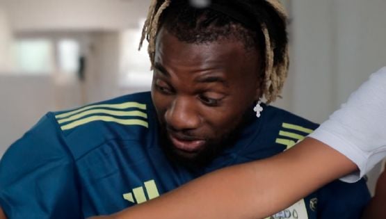 La imperdible reacción de Allan Saint-Maximin al probar la comida PICANTE en el Club América