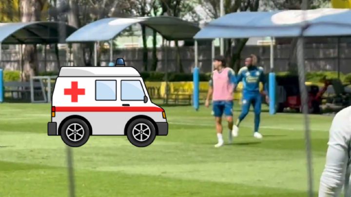 Video: le dio un pisotón a Allan Saint-Maximin en el entrenamiento y por poco lo lesiona