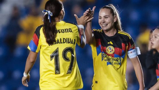 Con todo y lluvia, el Club América Femenil le propinó tremenda goliza a Santos Laguna