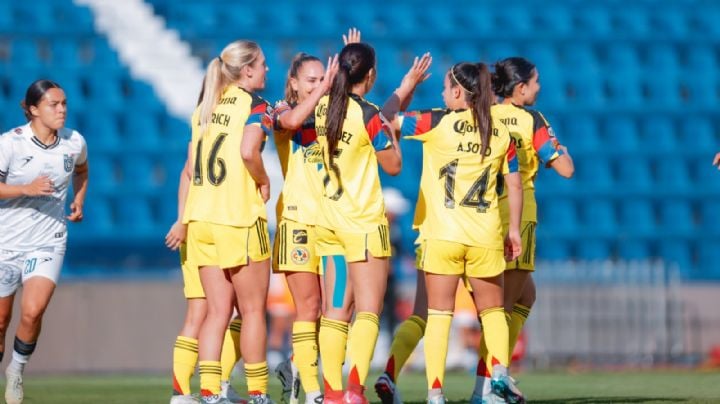 ¡Con ONCE goles, Club América Femenil demostró su superioridad ante Gallos!