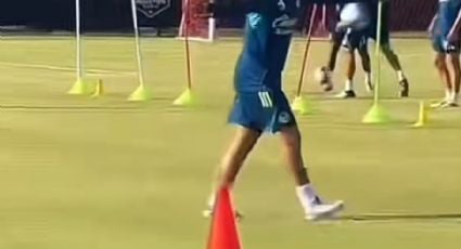 ¿AGRANDADO o se quiere IR del Club América? Afición analiza la actitud de este jugador en el entrenamiento
