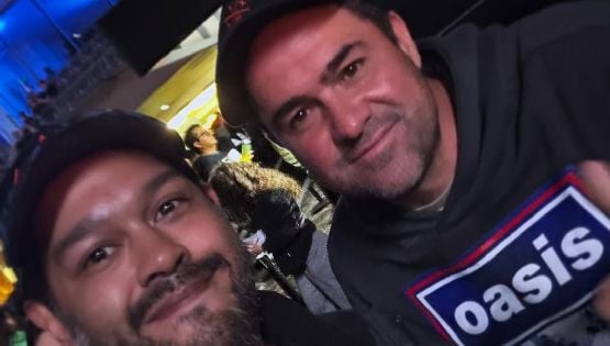 Antes del Clásico Nacional, André Jardine fue captado en el concierto de Oasis