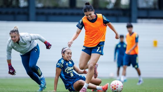 ¡Con la intensidad a tope! Club América Femenil trabaja fuertemente previo al duelo ante Chivas
