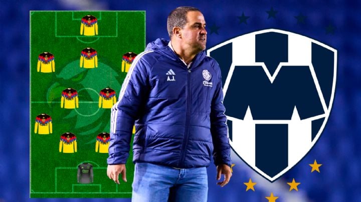 La ALINEACIÓN parchada del Club América debido a las bajas contra Rayados de Monterrey