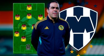 La POSIBLE ALINEACIÓN del Club América contra Rayados de Monterrey en el Apertura 2025