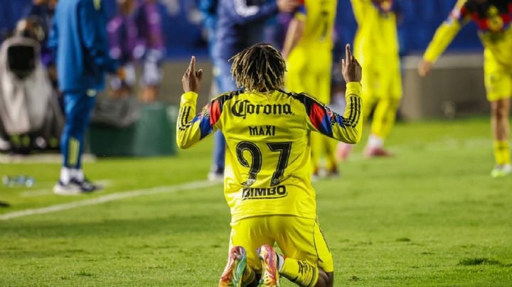 El festejo de Allan Saint-Maximin por su segundo gol con el América que no se vio en televisión