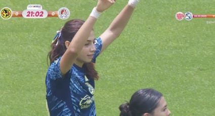 Con su gol en el América Femenil vs Atlético San Luis, Montserrat Saldívar cerca del liderato de goleo