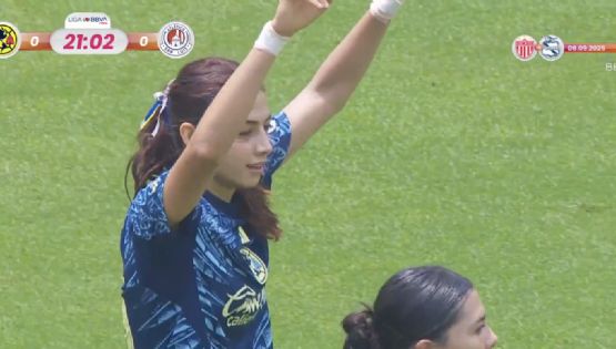 Con su gol en el América Femenil vs Atlético San Luis, Montserrat Saldívar cerca del liderato de goleo