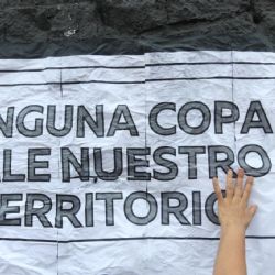 Vecinos alrededor del Estadio Azteca realizan protesta por las nuevas obras de movilidad para el Mundial 2026