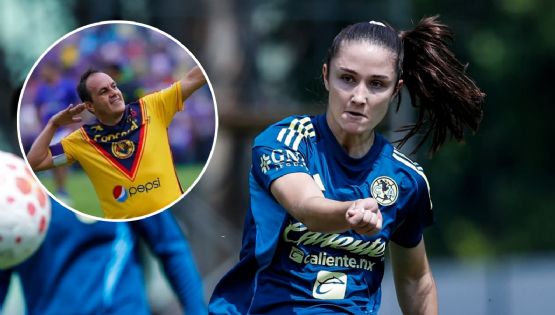 Bruna Vilamala es CAPTADA entrenando el festejo de Cuauhtémoc Blanco, ¿para el Clásico Nacional?
